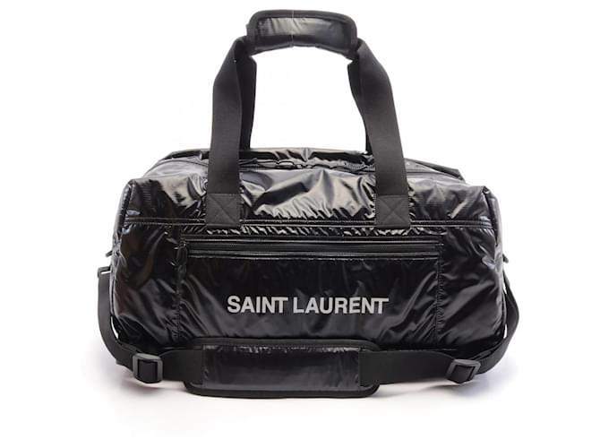 Yves Saint Laurent Borsa Boston 2way in nylon NUXX di Saint Laurent Nero