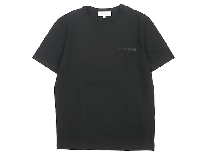 T-shirt in pelle perforata Gancini di Salvatore Ferragamo Grigio antracite