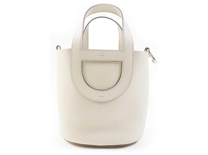 Borsa Hermès In the Loop 18 in Clemence Grigio
