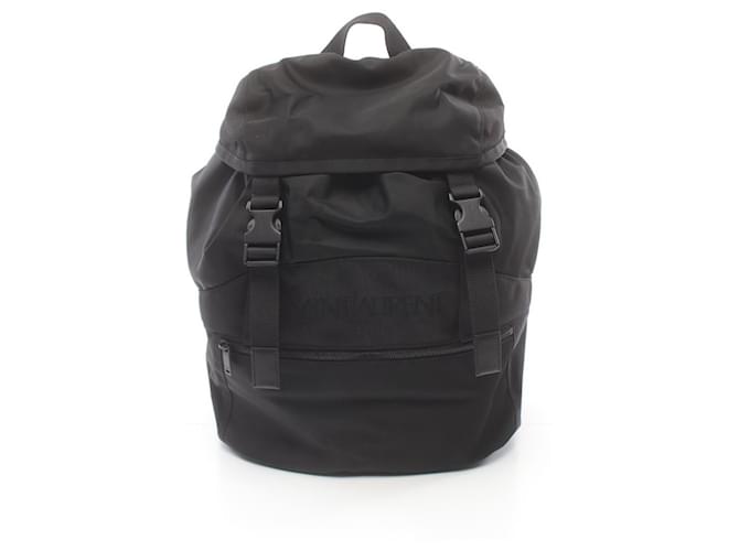 Yves Saint Laurent Zaino in nylon e pelle Saint Laurent 756285FACEO1000 Nero