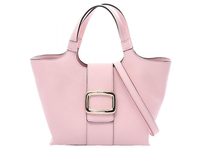 Borsa in pelle Viv Shock di Roger Vivier Rosa