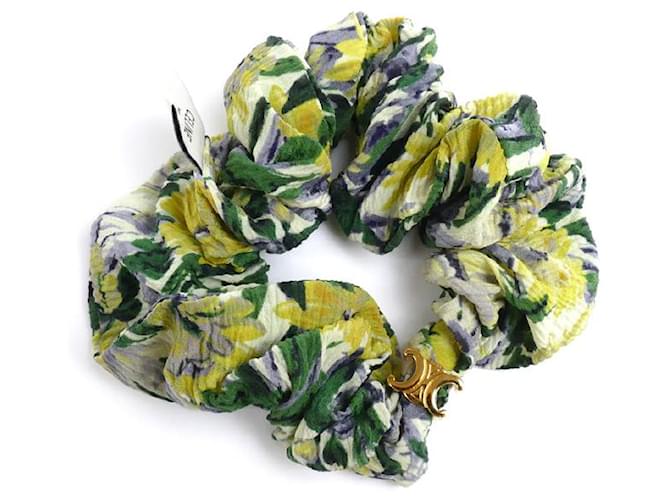 Céline Accessorio per capelli in seta Triomphe di Celine - Scrunchie