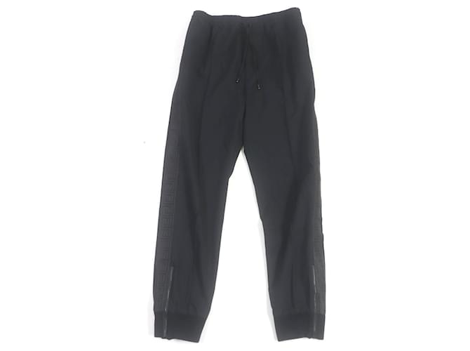 Pantaloni jogger con logo laterale FANDACE di Fendi Nero