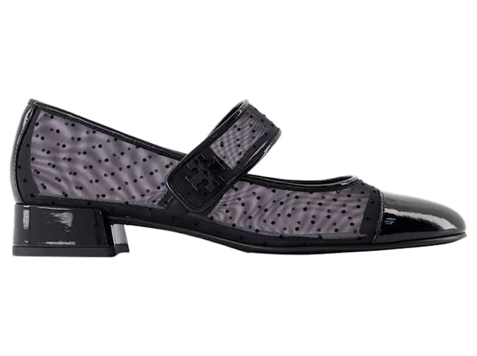 Ballerine Mary Jane con punta tonda - Tory Burch - Sintetico - Nero