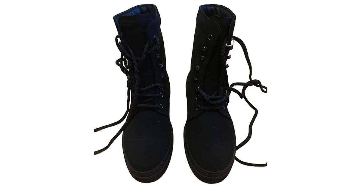 Stivali in suede neri TOD'S Nero