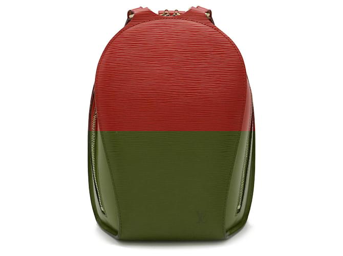 Zaino Mabillon in pelle Epi rossa Louis Vuitton Rosso