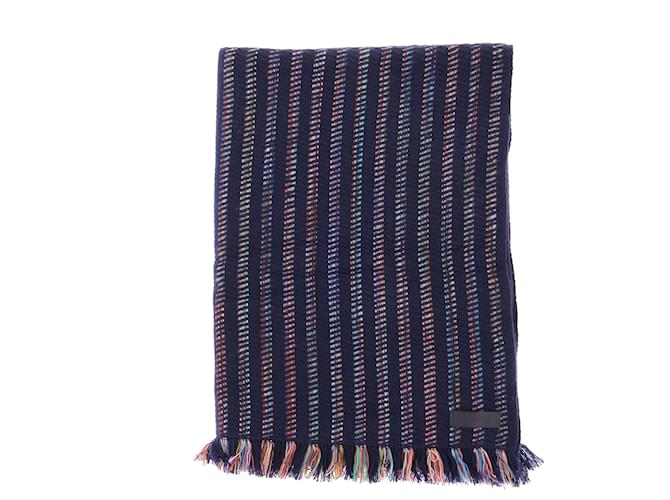 Sciarpe Hermès T. Cashmere Blu navy