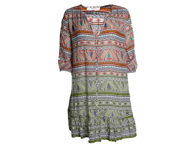 Ba&sh, abito multi stampato etnico con papavero Multicolore