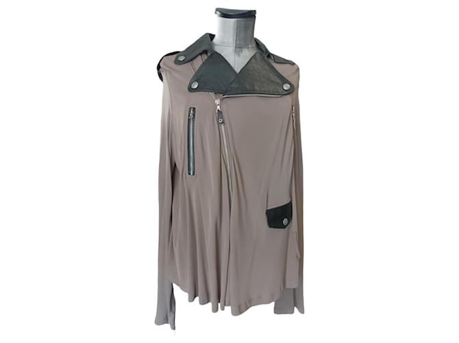 Jean Paul Gaultier GIACCA DA BIKER Beige