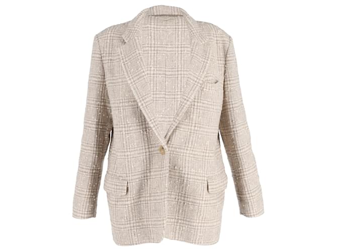 Blazer Isabel Marant Étoile in lana beige
