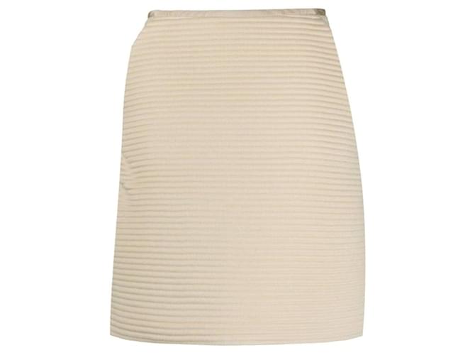 Gonna mini avorio Gianfranco Ferré - Anni 2000 Crudo