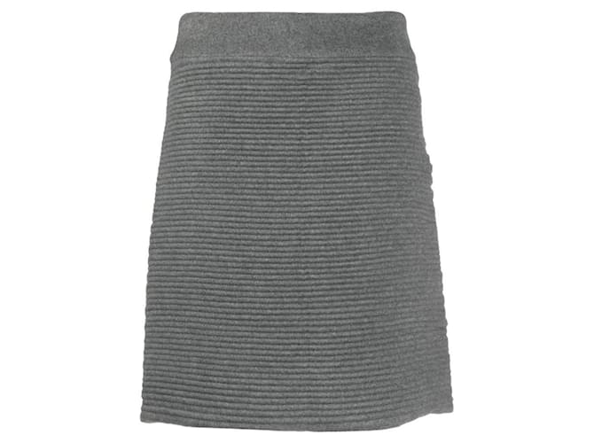 Gonna in lana grigia Gianfranco Ferré - anni 2000 Grigio