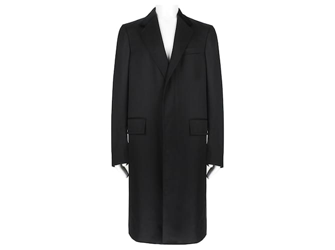 Alfred Dunhill Cappotto con colletto in velluto formale Dunhill Nero