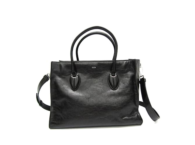 Borsa in pelle nera D-Styling di Tod's Nero