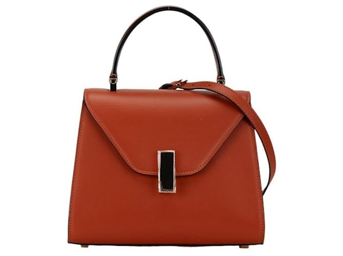 Borsa a spalla Valextra Iside Marrone