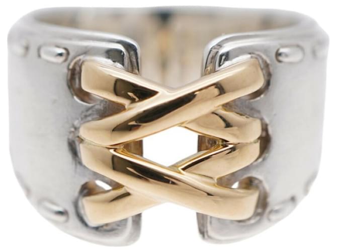 Ring Hermès Anello Hermes Messico Doppio Argento 925/K18YG