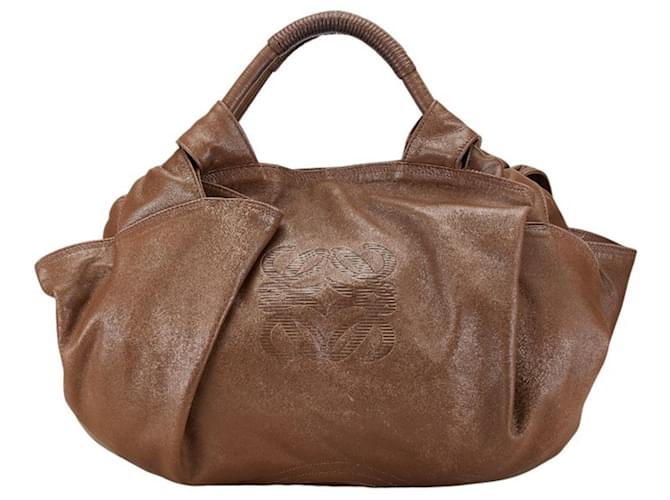 Borsa Loewe Anagram Nappa Aire Marrone