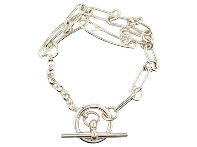 Bracciale charm Chaine d'Ancre Punk di Hermès Argento