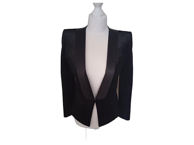 Balmain Giacca corta Nero