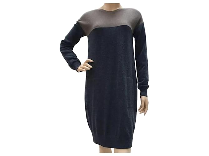 Abito Mini in Cashmere Loro Piana Taglia 38 Multicolore