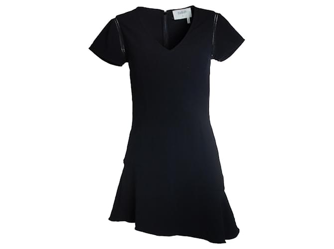 Ba&sh, abito nero con maniche in tessuto aperte