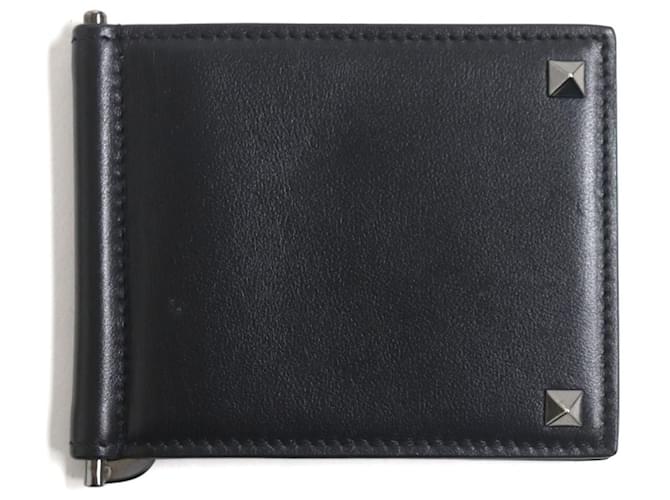 Valentino Garavani Portafoglio in pelle Valentino Rockstud Spike Nero
