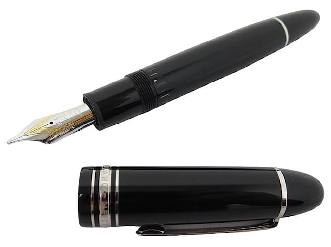 NUOVO PENNA A INCHIOSTRO MONTBLANC MEISTERSTÜCK 149 RESINA NERA PALLADIO SCATOLA Nero