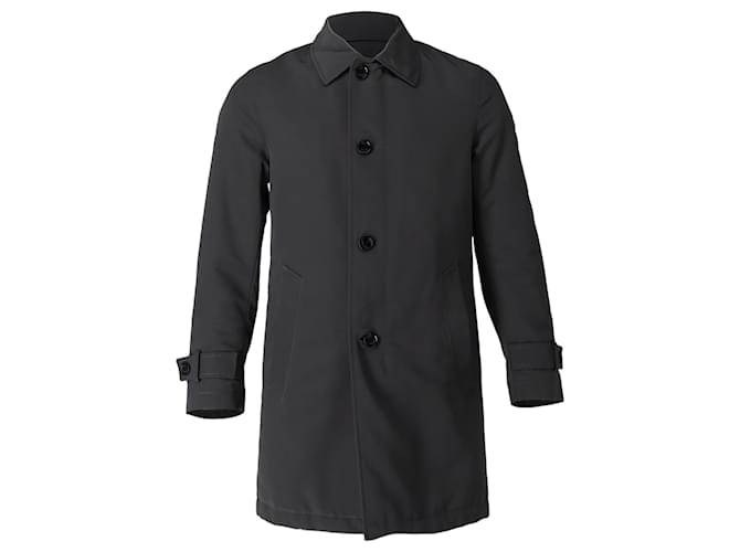 Hugo Boss Cappotto Mac imbottito Boss in cotone grigio
