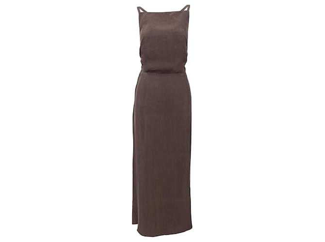 Abito in rayon Classique di Jean Paul Gaultier Marrone