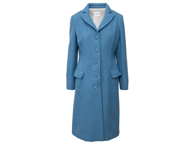 Cappotto in lana Moschino Cheap and Chic Blu