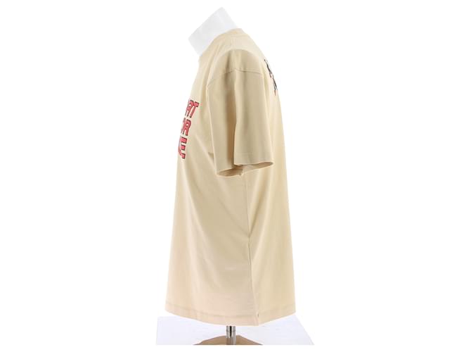 Off White T-shirt Off-White T.International XL Cotone Beige