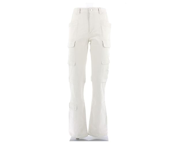 ISABEL MARANT Pantaloni T.FR 38 Cotone Grigio