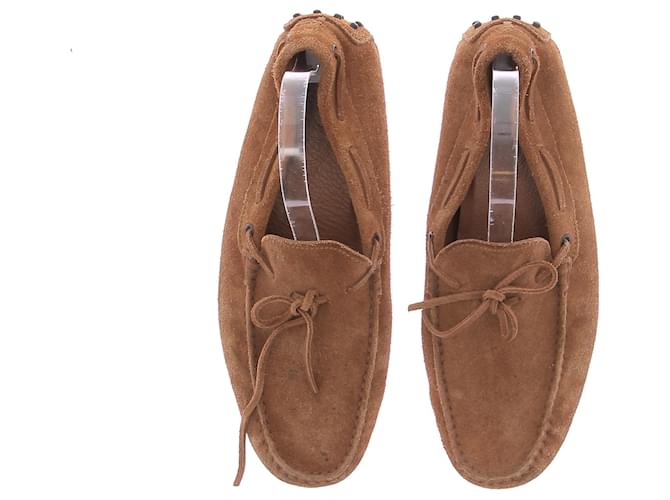 Ballerine Tod's T.US 8.5 in suede Cammello