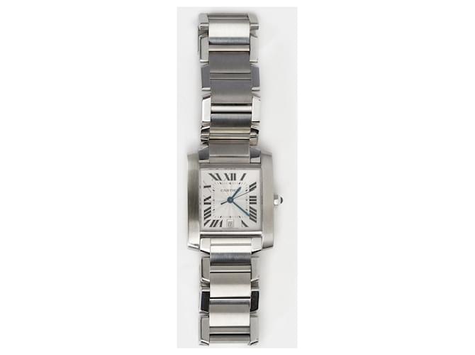 Accessorio CARTIER Tank Francaise in Acciaio Argento - 102071