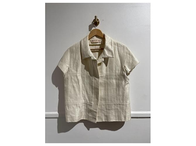 MARNI Giacche T.International L Cotone Beige