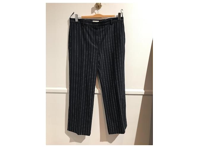 Pantaloni NINA RICCI T.International XL Lana Blu