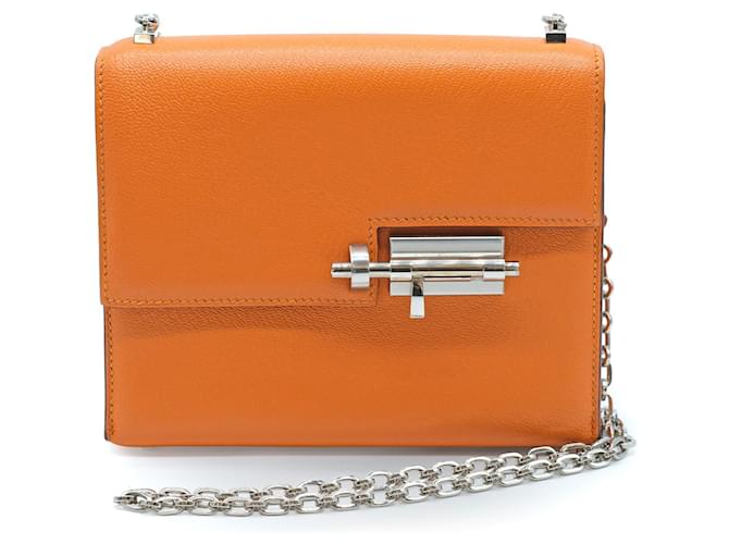 Borsa Mini Verrou Chaine Hermès - '10s Arancione