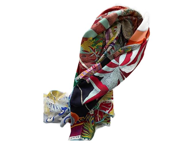 Atto III scena 1 la radura, scialle Hermès Multicolore