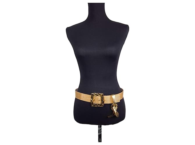 Yves Saint Laurent Cintura dorata vintage YSL D'oro