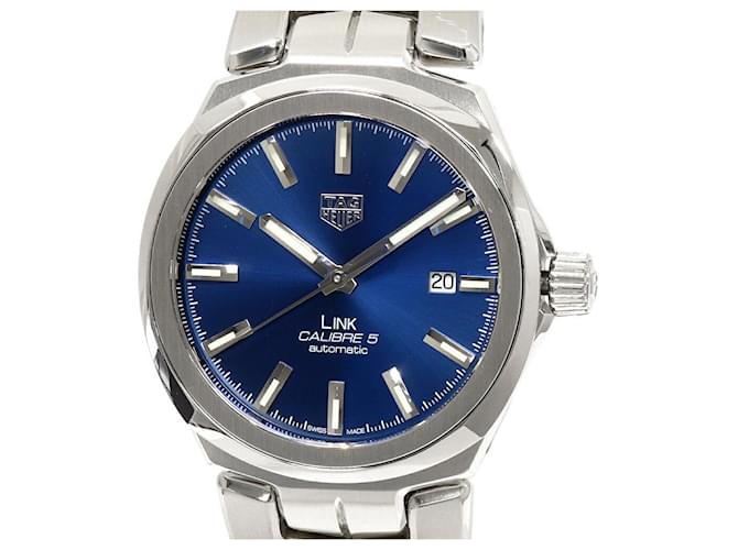 Orologio Automatico con Quadrante Blu TAG Heuer Link WBC2112