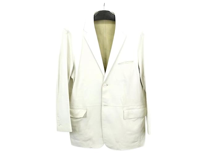 Giacca di pelle Theory Bianco