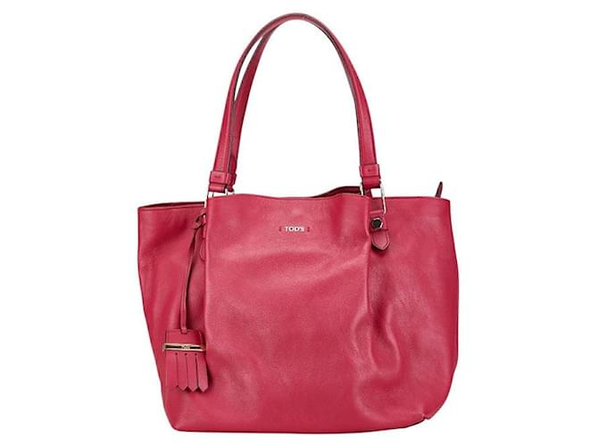 Borsa tote in pelle Tod's Flower Bag Rosa