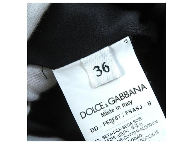 Abito senza maniche in seta e cotone Dolce & Gabbana 36
