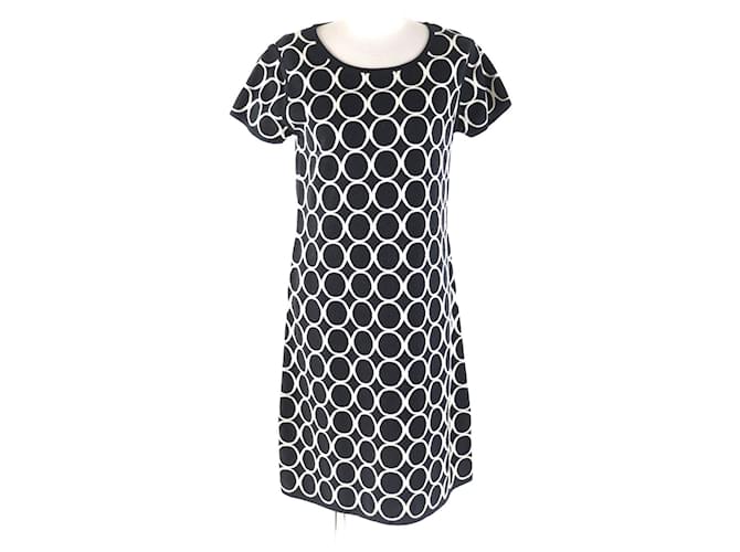 Abito in maglia con motivo circolare in rayon e lana Max Mara L