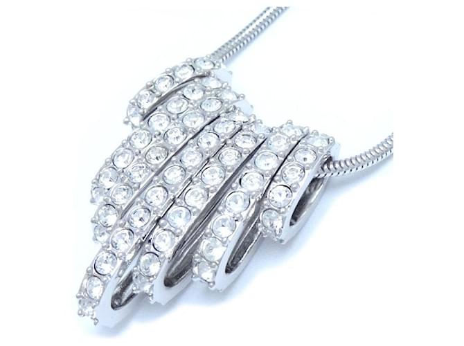 Collana in cristallo danzante placcata argento Swarovski