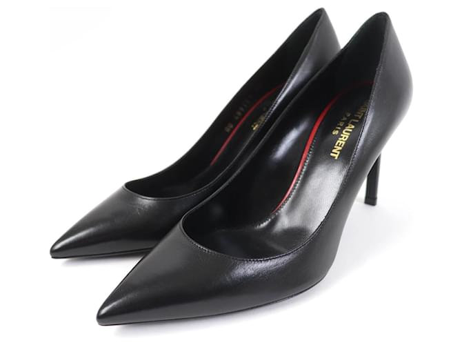 Yves Saint Laurent Pumps in pelle Anya Saint Laurent nere 36,5 Nero