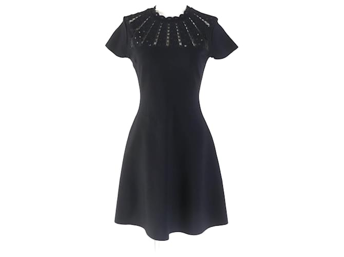 Abito in maglia A-line Valentino nero S