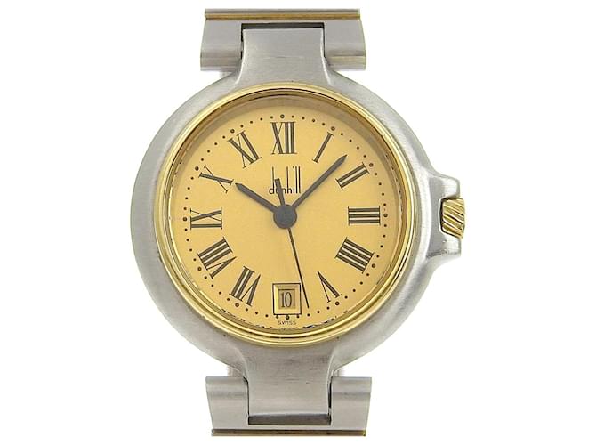 Alfred Dunhill Orologio Dunhill Millennium Quartz in acciaio inossidabile dorato D'oro