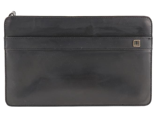 Autre Marque Borsa a mano in pelle Dunhill nera Nero