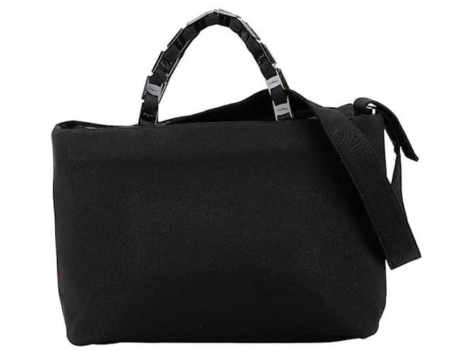 Borsa 2way in nylon Salvatore Ferragamo Nero